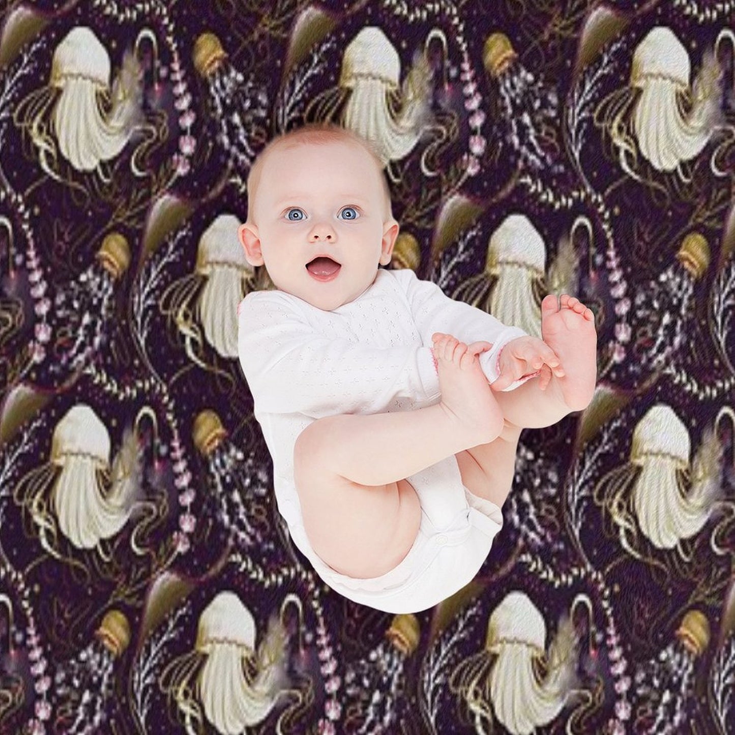 Jellyfish Throw Blanket