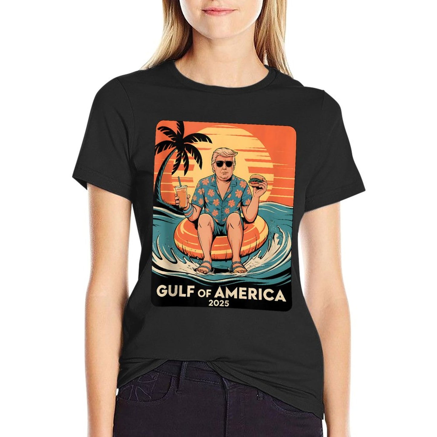 Funny Trump Gulf Of Us America Est 2025 T-Shirt