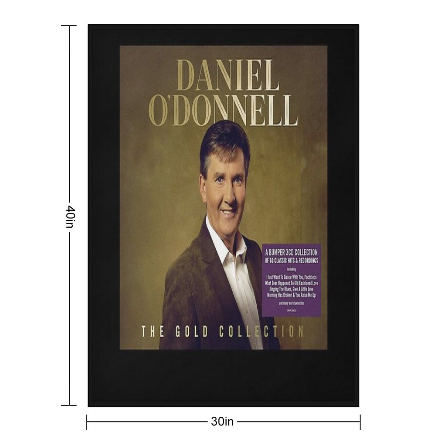 Daniel O'Donnell Gold Collection Throw Blanket