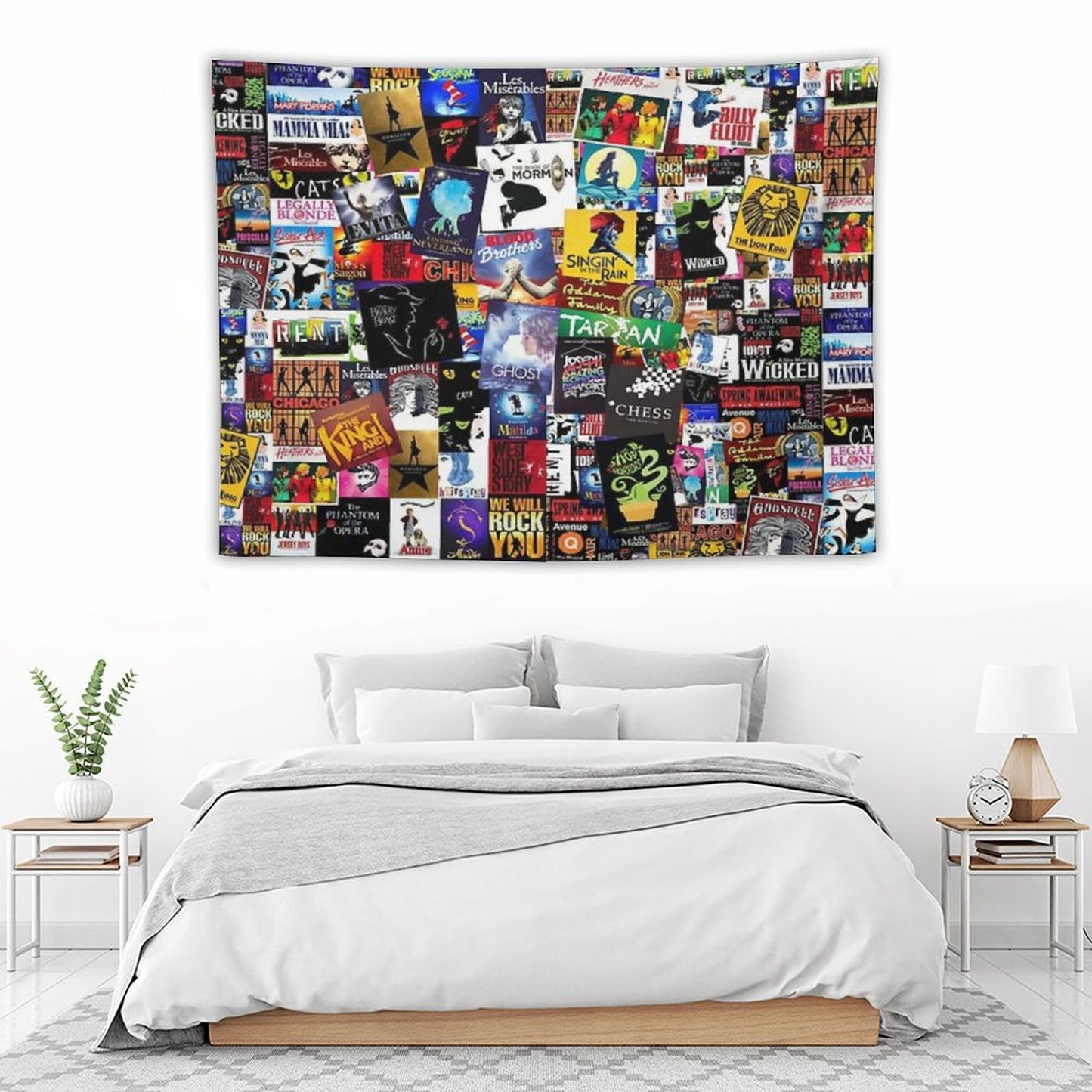 Musicals Collage IV Original Tapestry