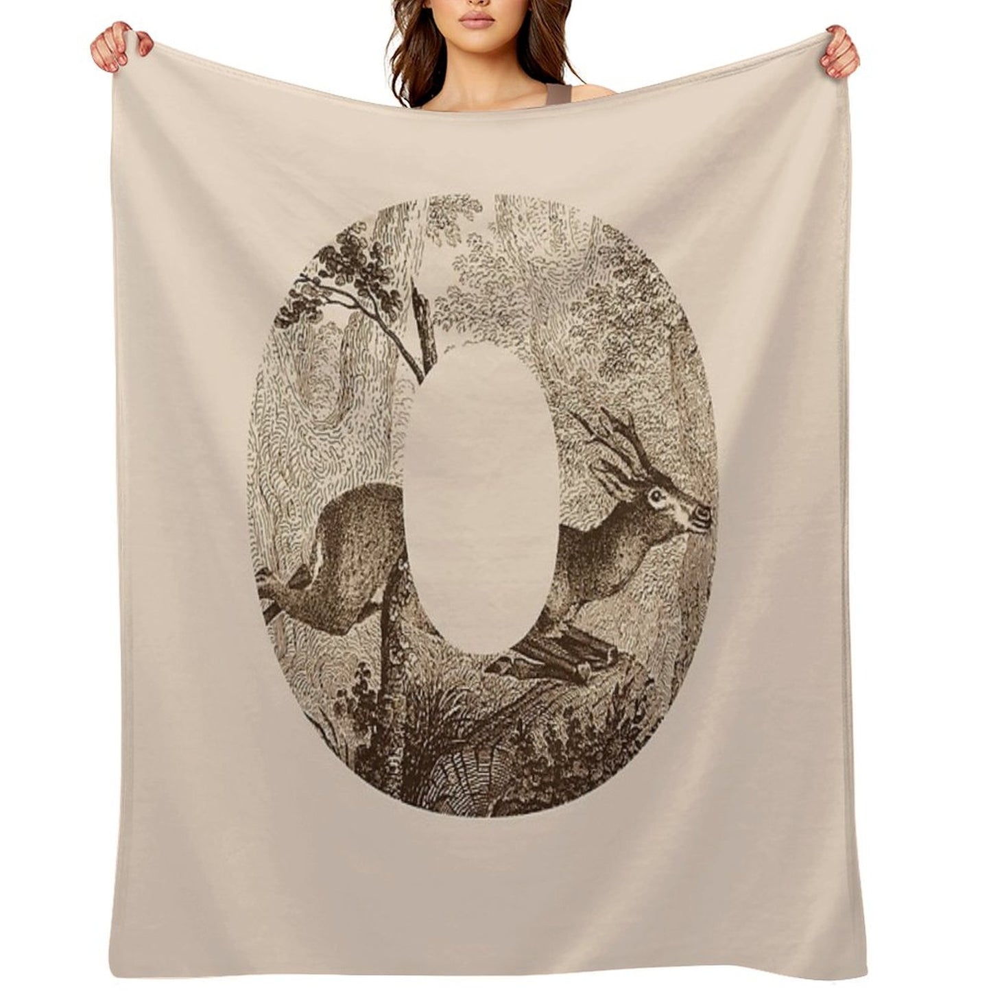 O Deer Throw Blanket