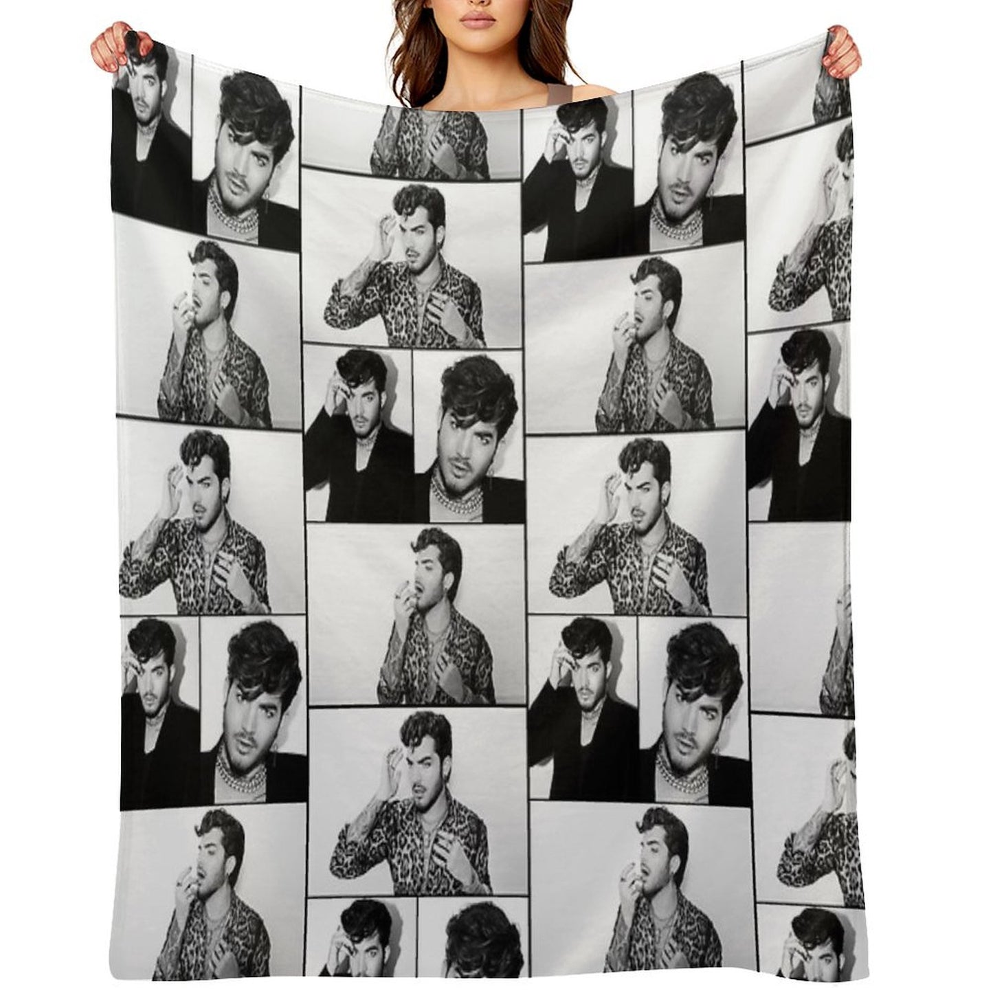 Stunning Adam Lambert Throw Blanket