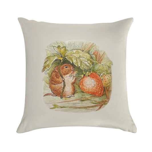 Cottagecore Scene Soft Warmth Comfort Throw Pillow