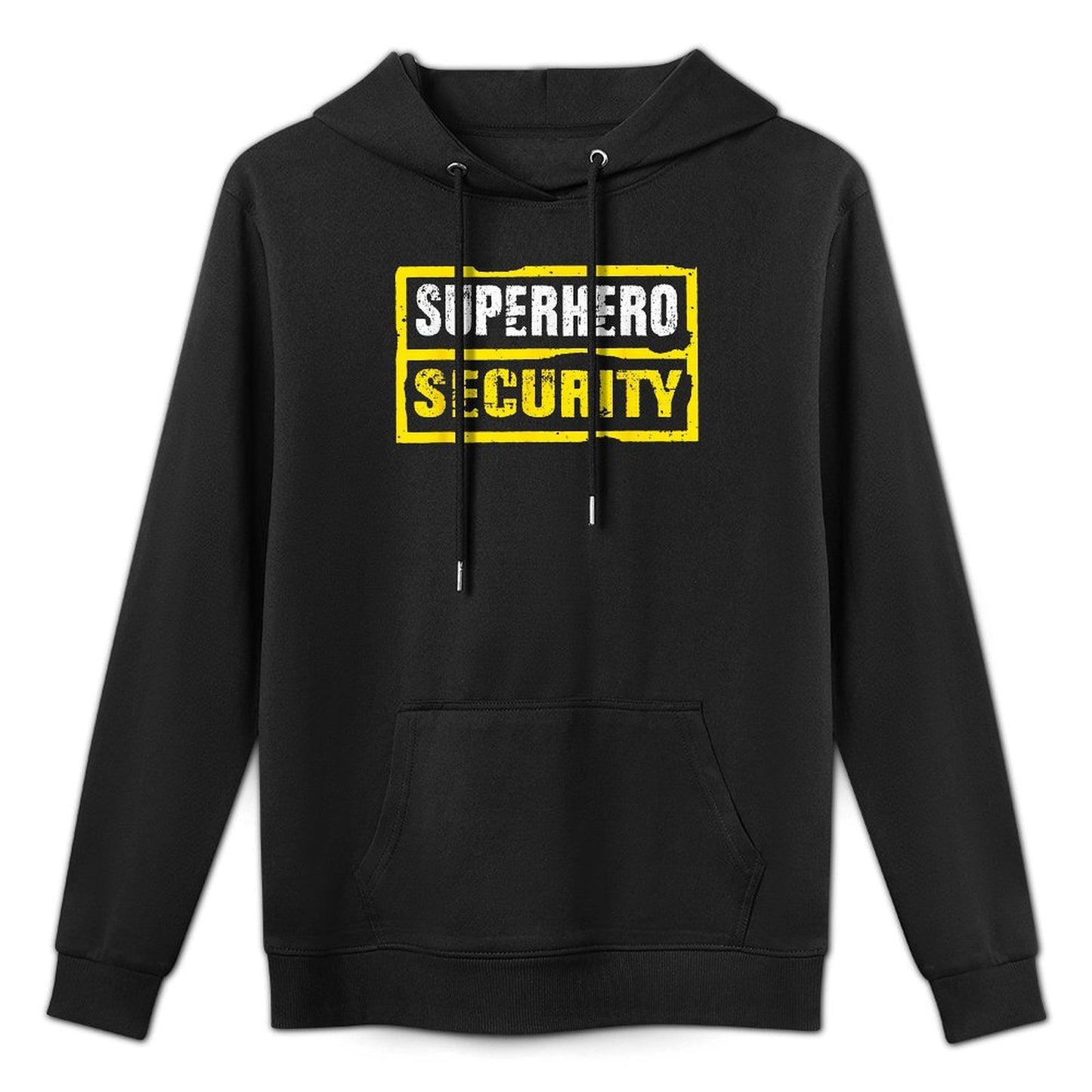 Halloween Adult Costume Superhero Security Dad Mom Relaxed Fit Hoodie