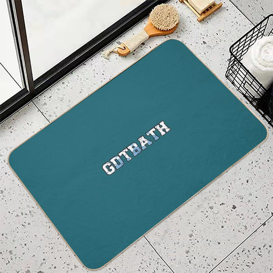 GDTBATH Argyle Bath Mat