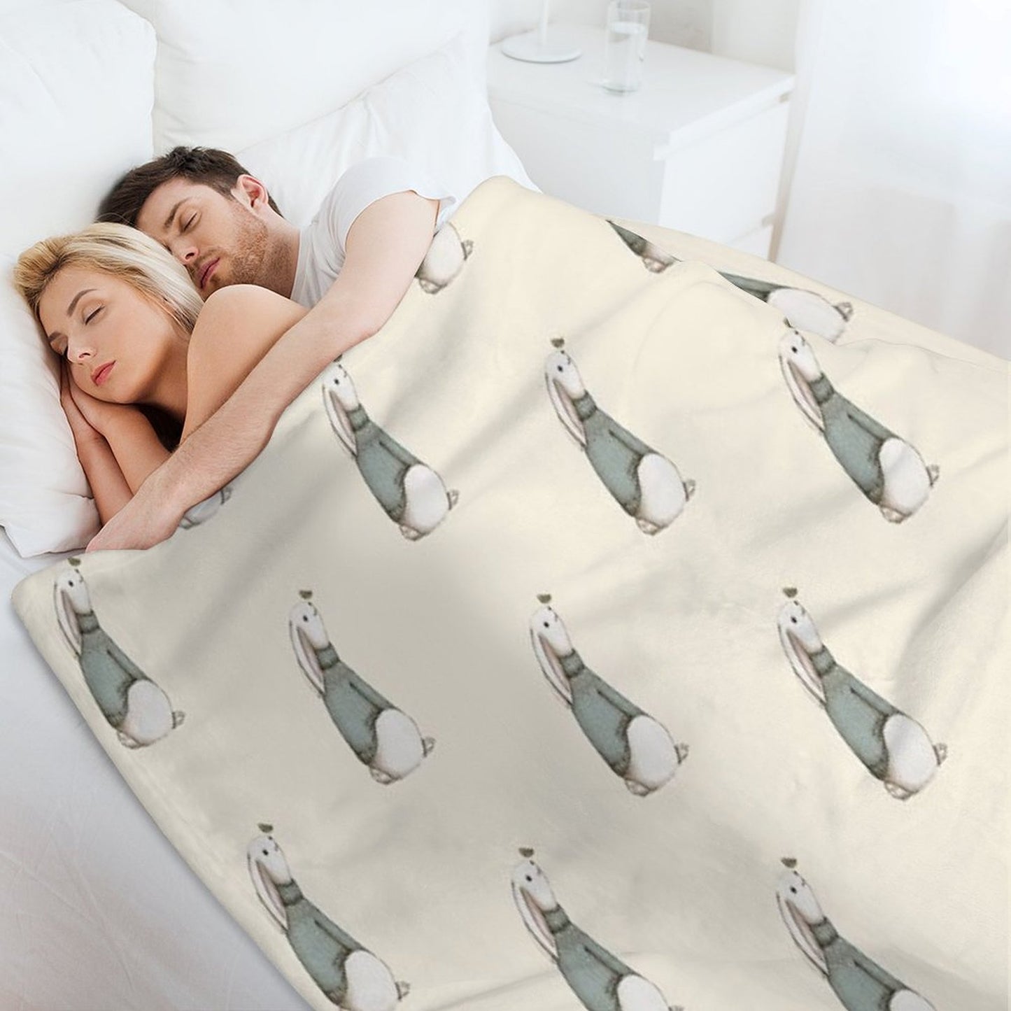 Blue Jumper Throw Blanket