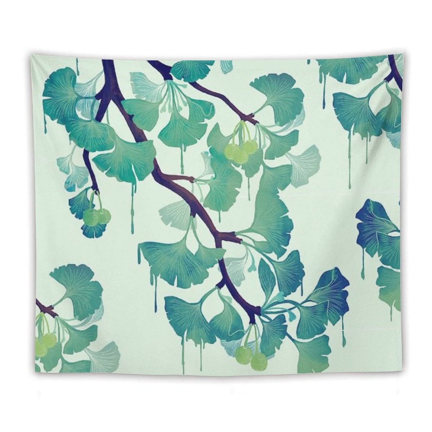 O Ginkgo (in Green) Tapestry