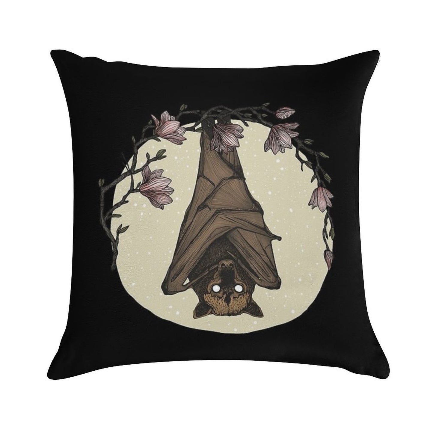 Bat Crazy Soft Luxury Feel Throw Pillow