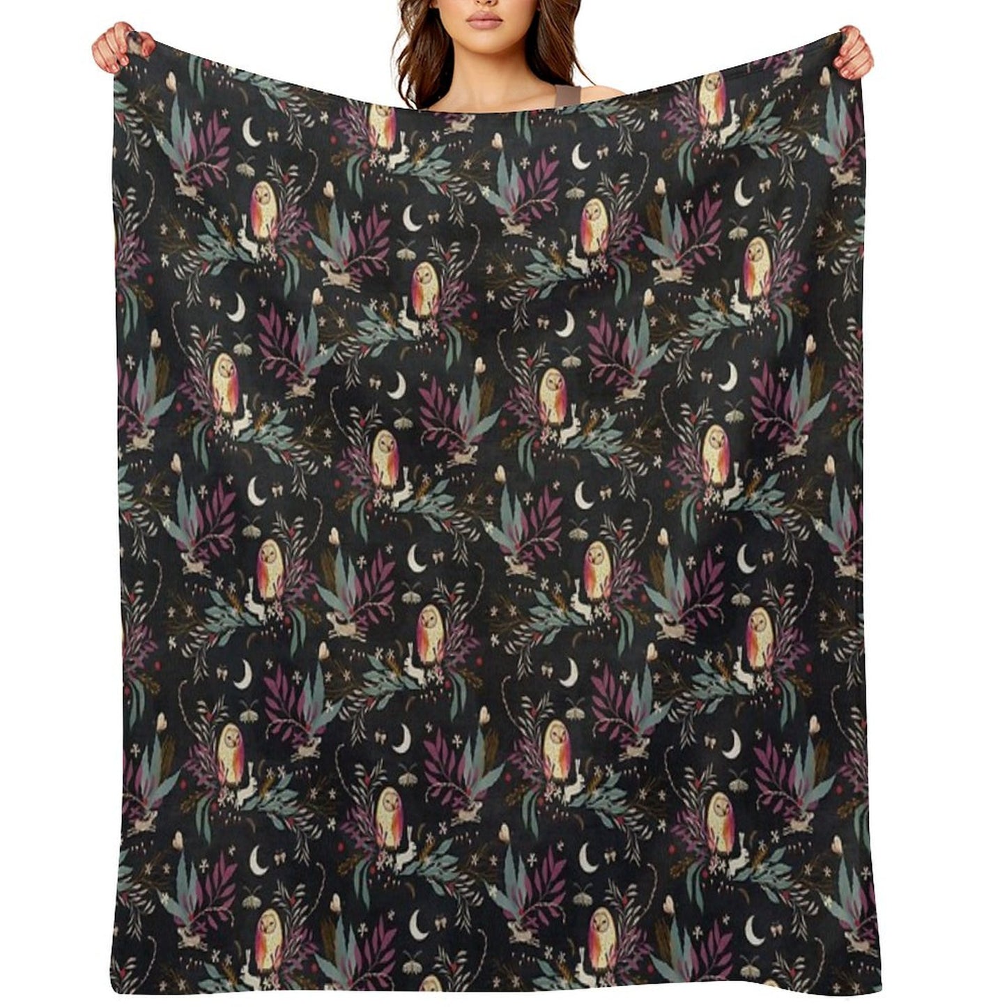 In The Night Garden Throw Blanket