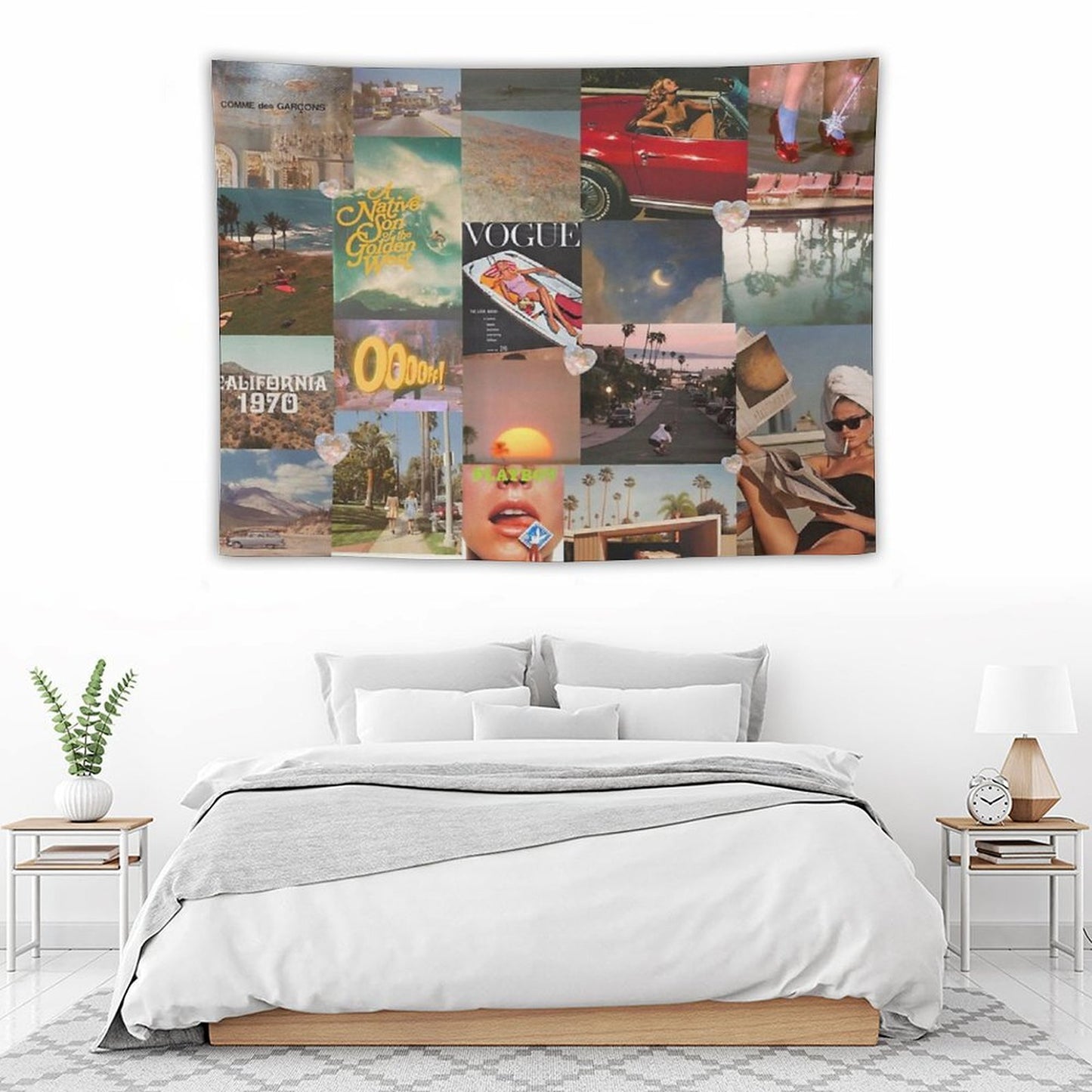 Summer Dream Collage Tapestry