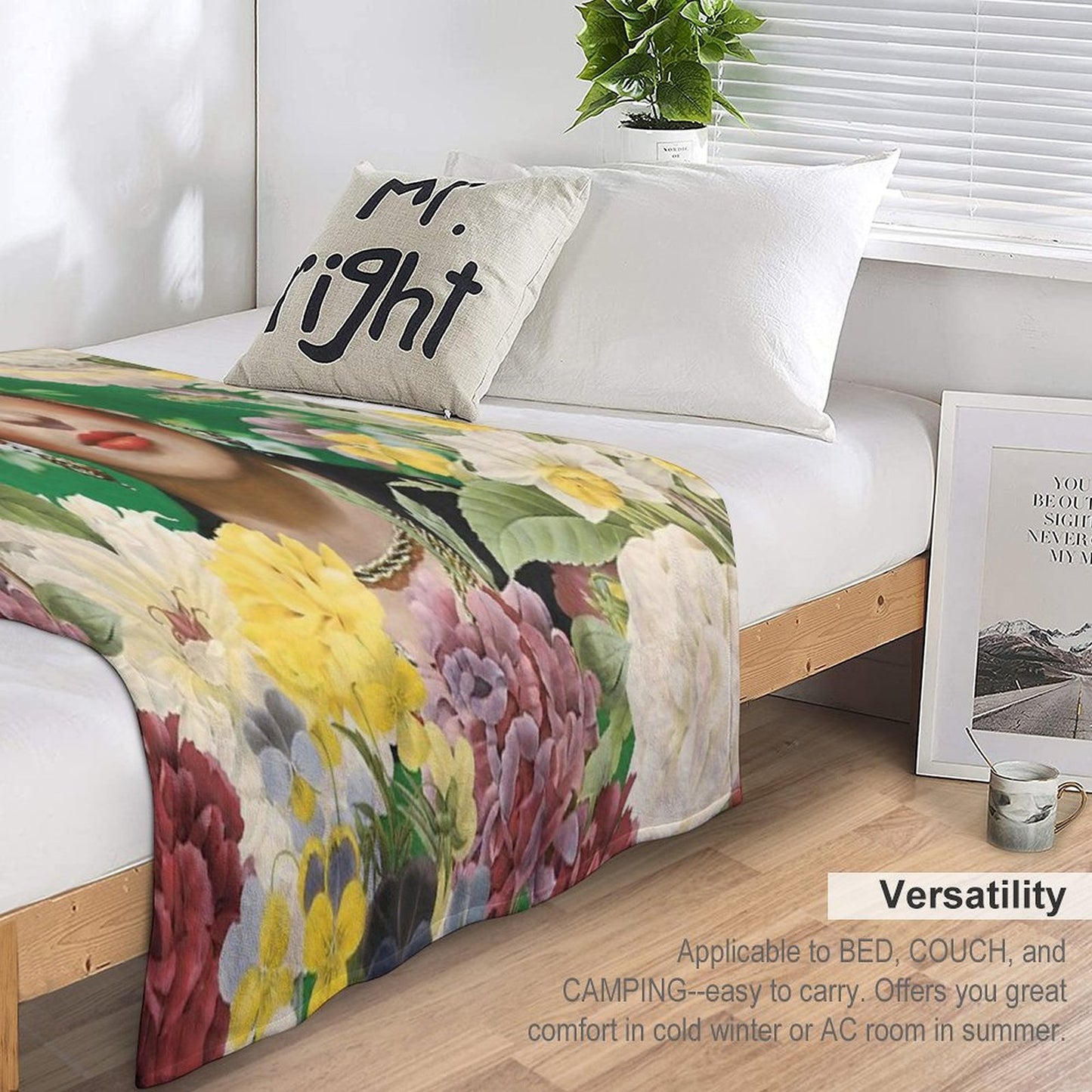 Frida Kahlo IV Throw Blanket