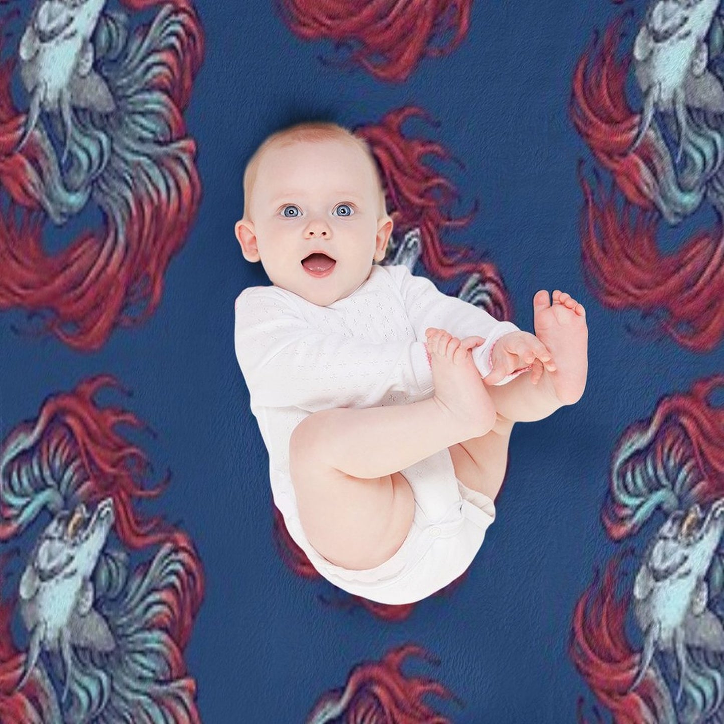 Betta New Wave Throw Blanket