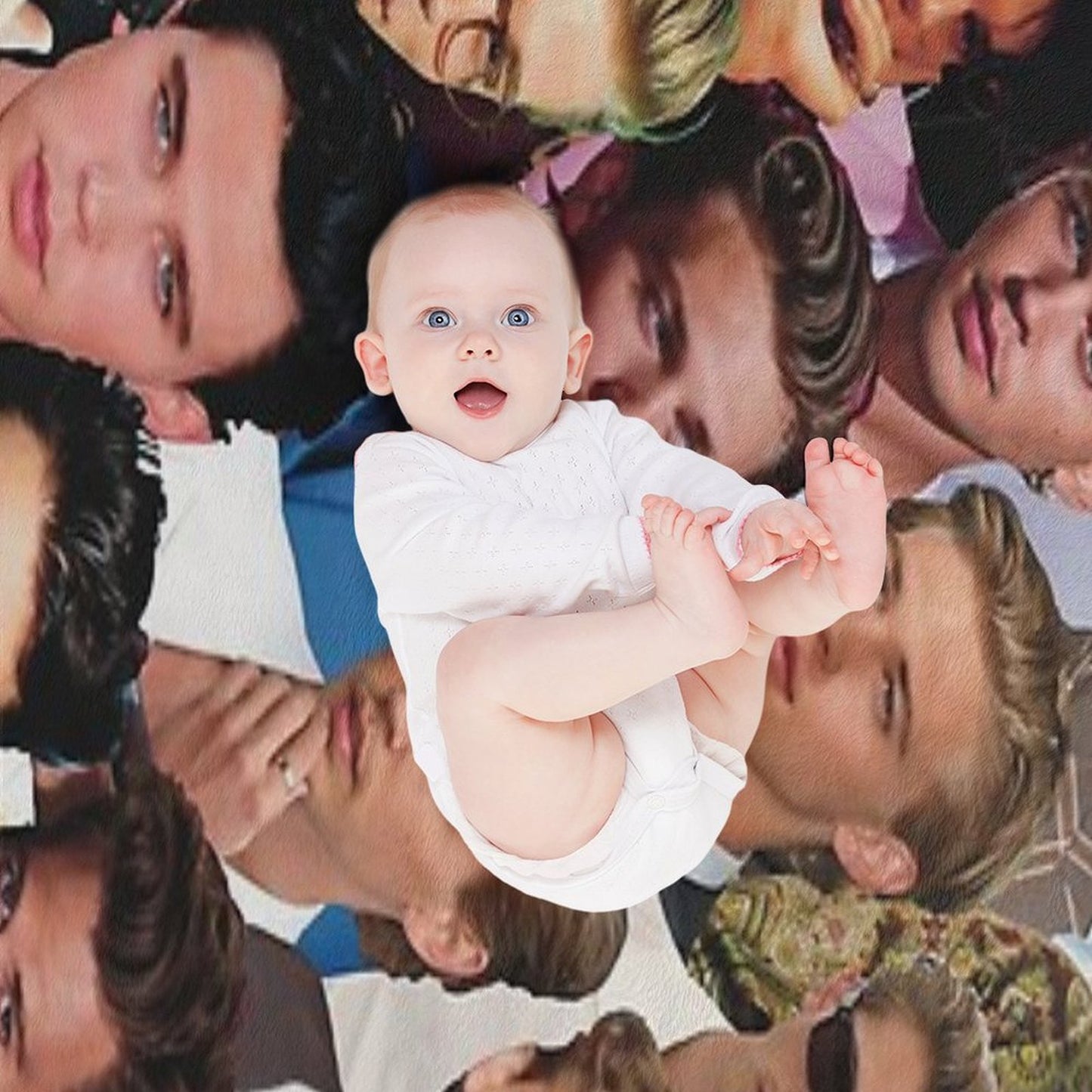 Austin Butler Photo Collage Throw Blanket