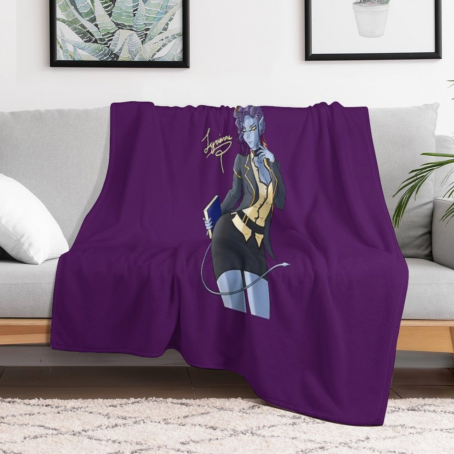 Lyrianne Throw Blanket
