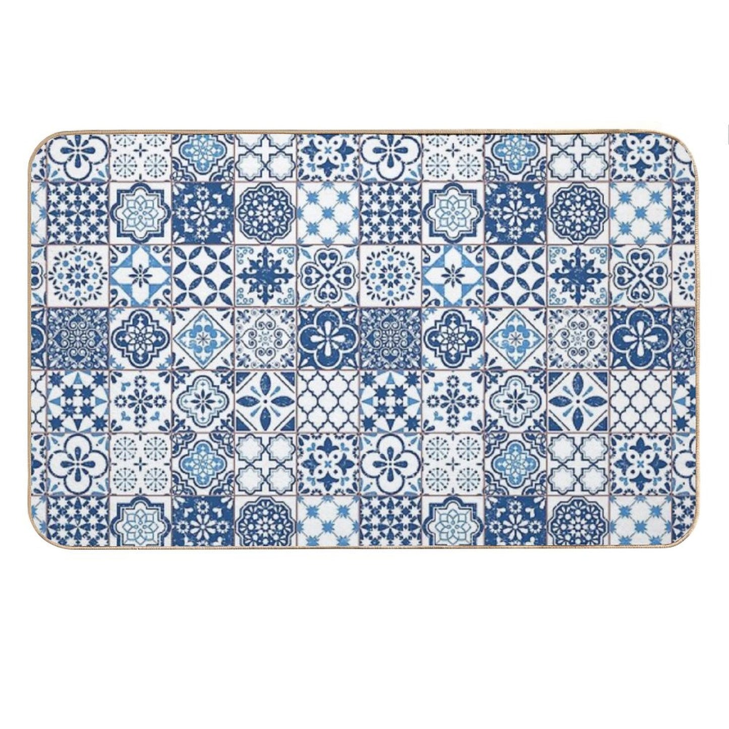 Portuguese Azulejos Bath Mat