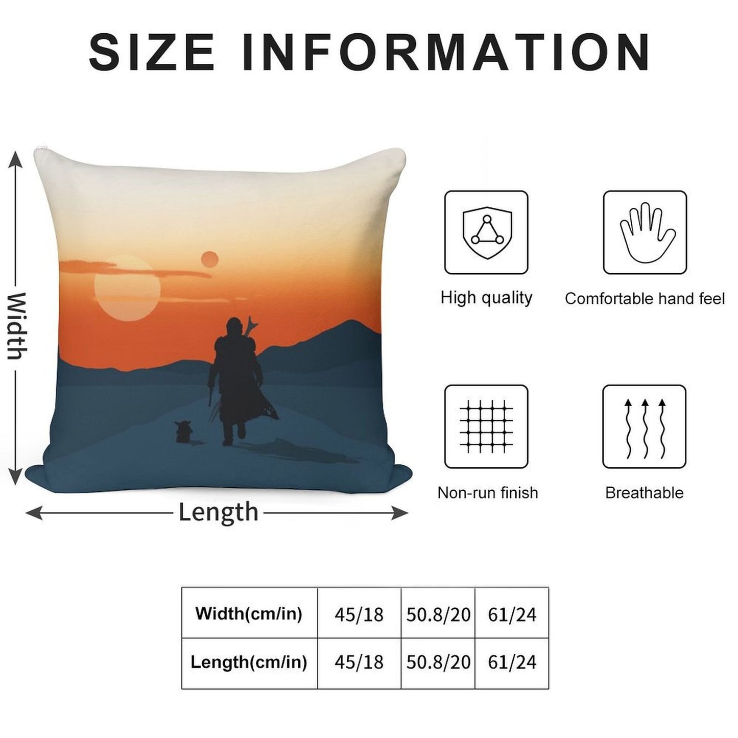 This Is The Way Soft Fade-Resistant Throw Pillow