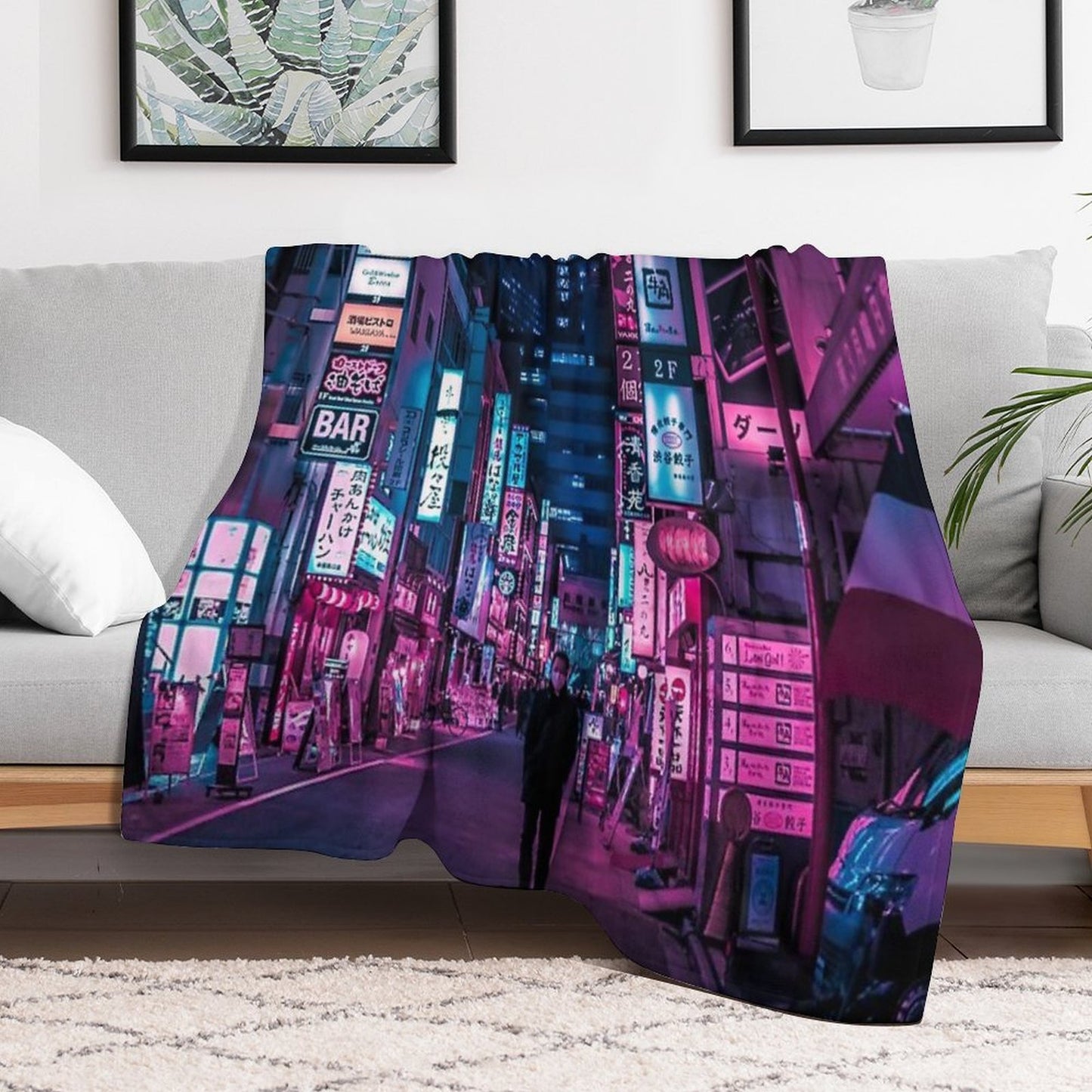 Stranger In The Night Throw Blanket