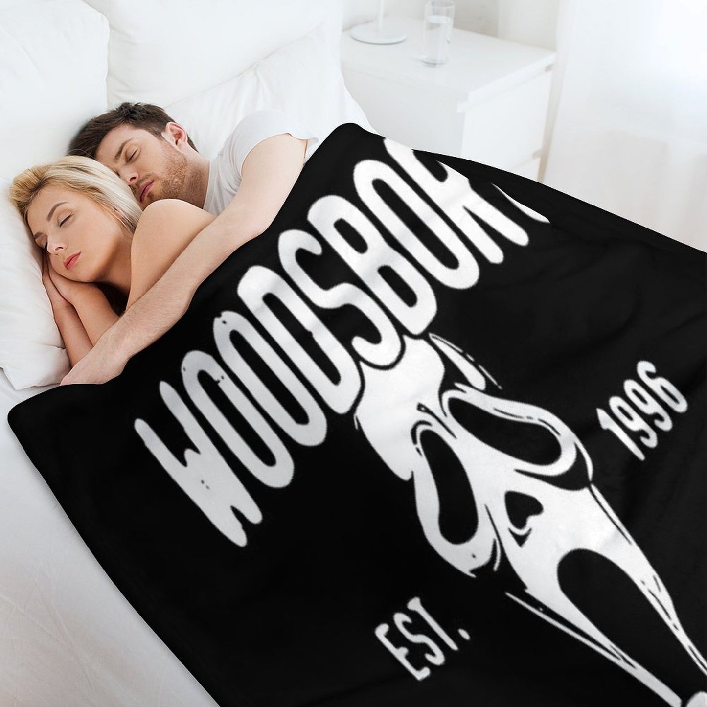 Scream Woodsboro Film Club Horror Throw Blanket