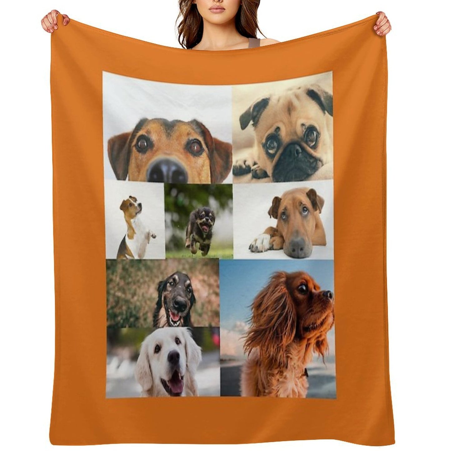 Online Dog Meeting Throw Blanket