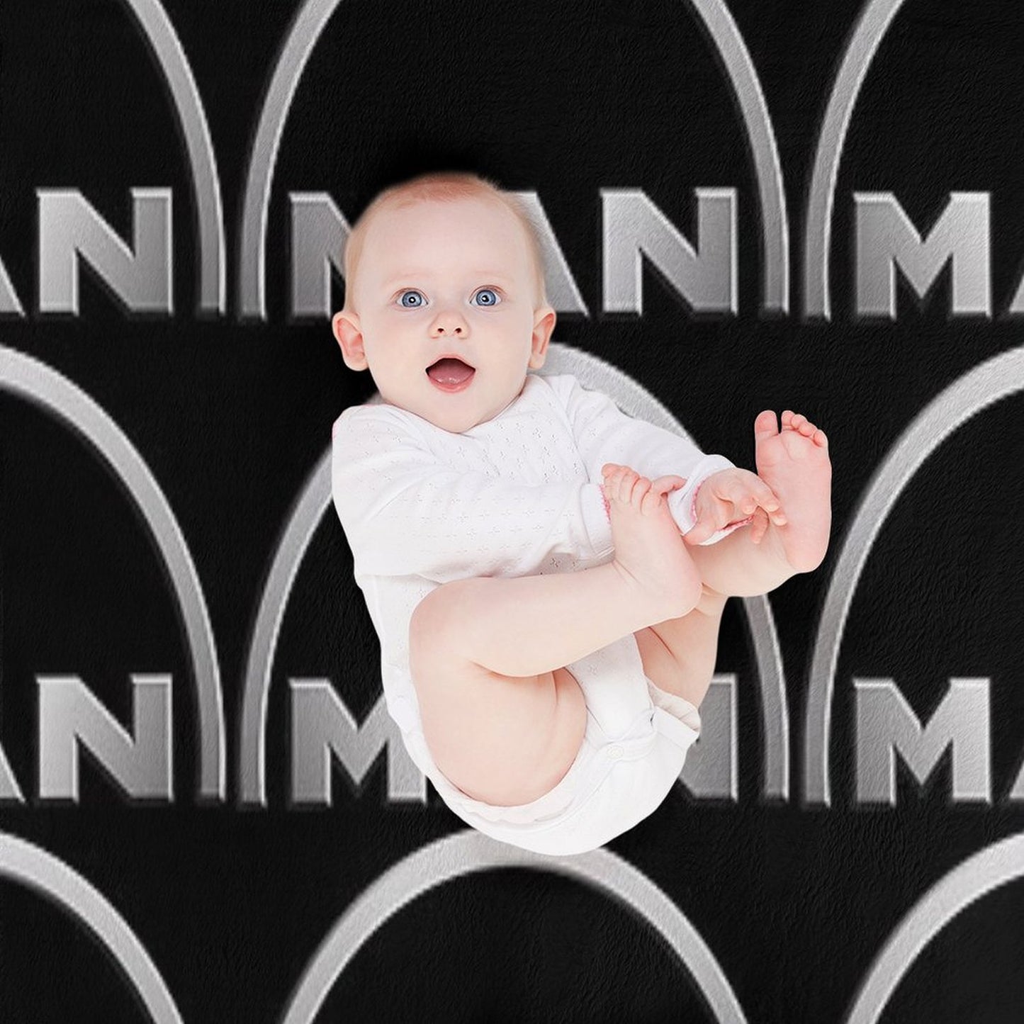 MAN Logo Throw Blanket