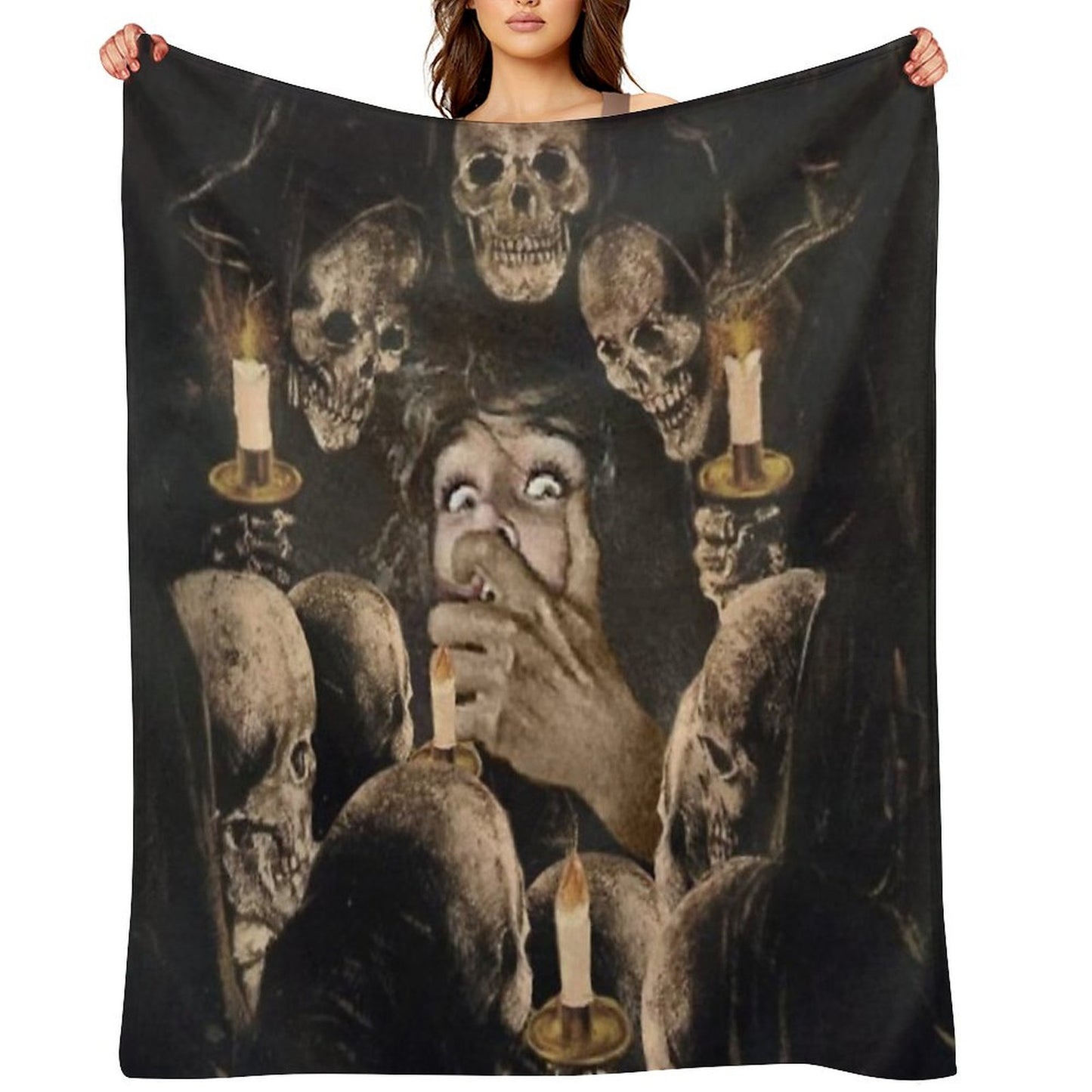 DARK VIGIL⠀ Throw Blanket