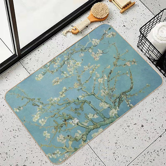 Almond Blossoms (High Resolution), Van Gogh Bath Mat