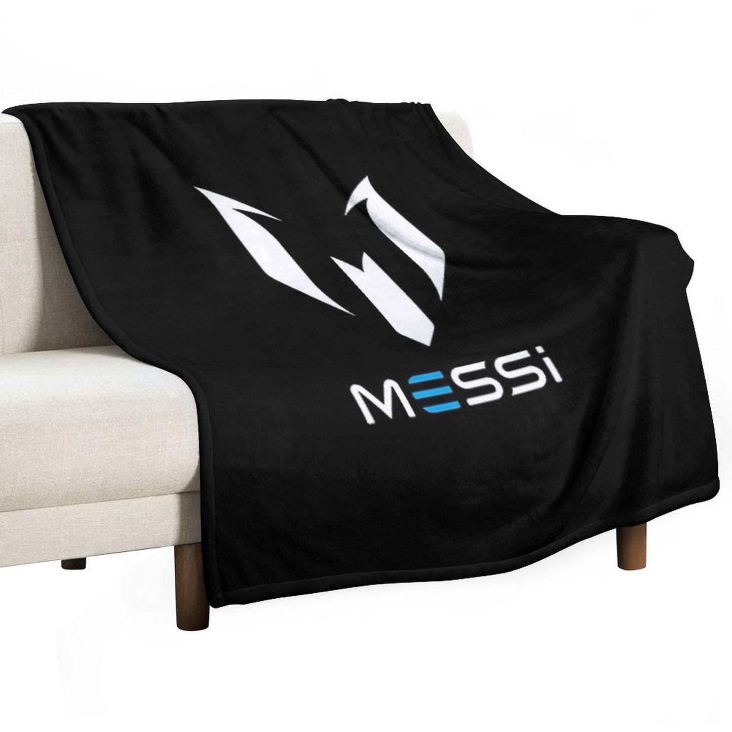 Lionel Messi Logo Throw Blanket