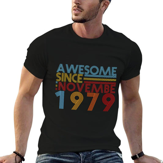 Nov 1979 40 Years Old 40th Birthday Gift For Men Women Kid Graphic-printed T-Shirt
