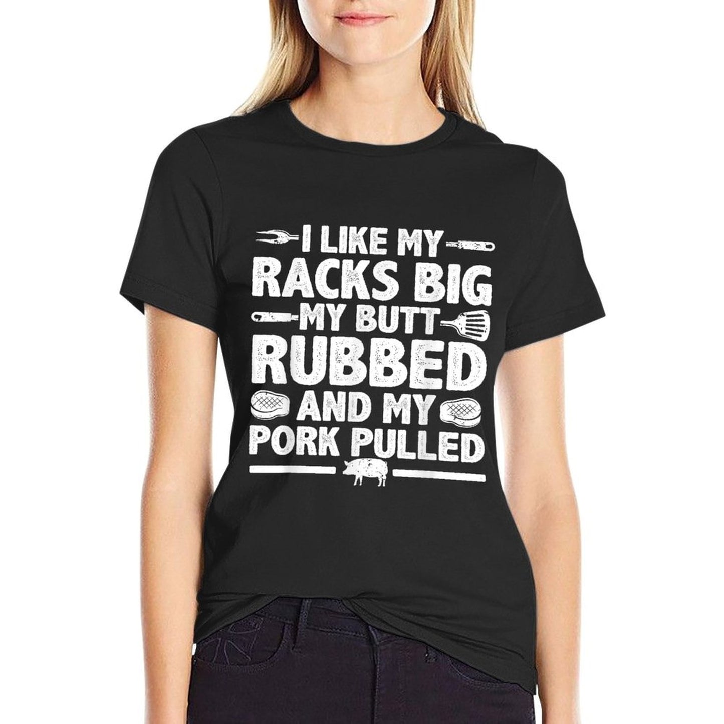 Cool Grilling For Men Women Pork Rub Smoking BBQ Meat Smoker T-Shirt