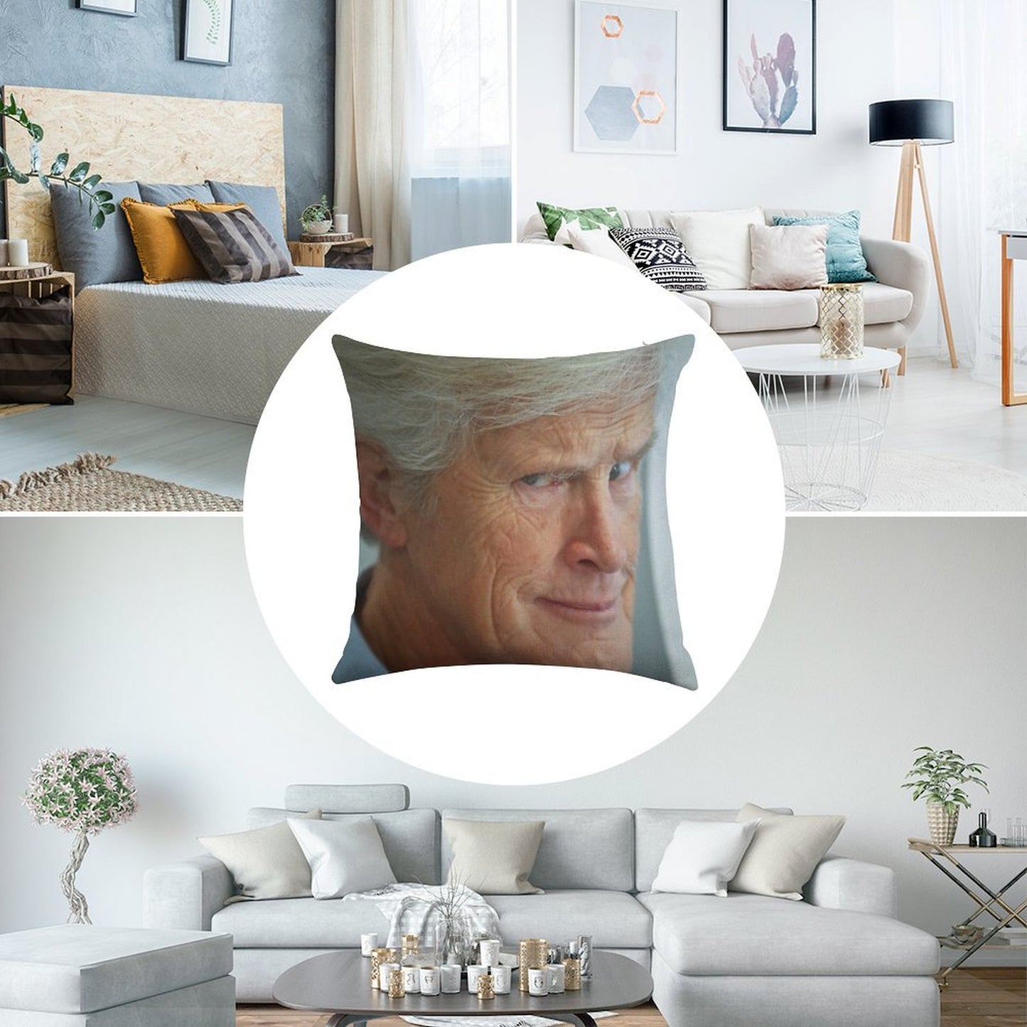 Dateline Keith Morrison - Really Linen Throw Pillow Cover