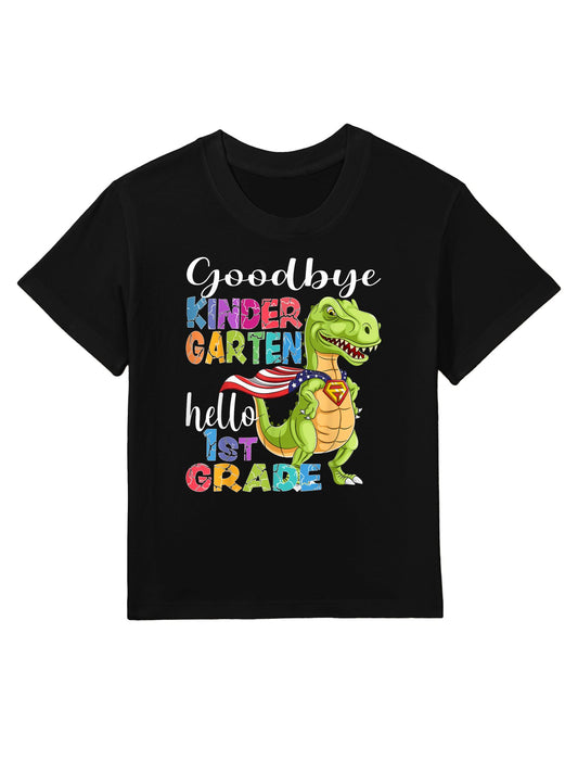 Goodbye Kindergarten Hello 1st Grade Graduation Last Day 22 Kids T-Shirt