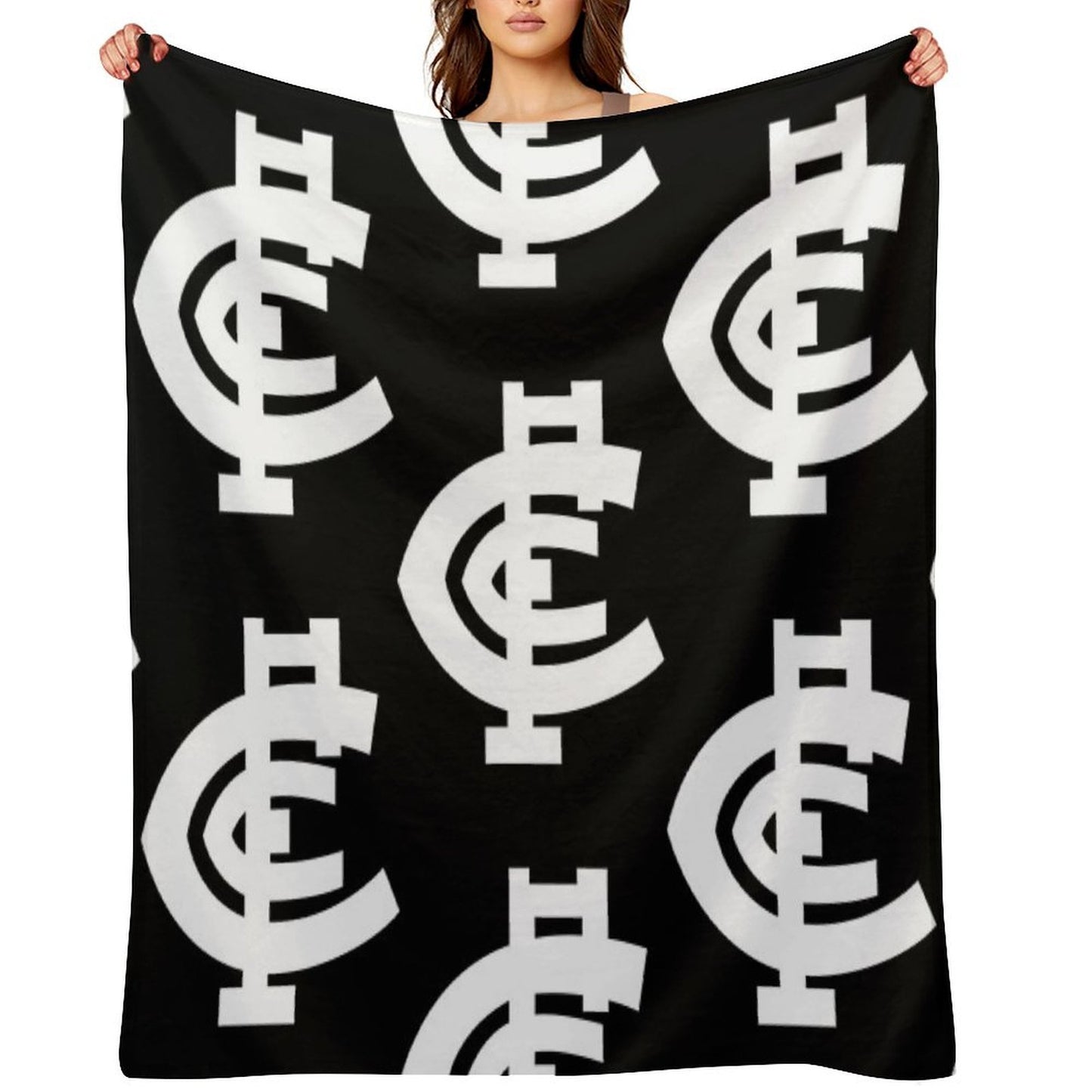 Carlton-logo Throw Blanket