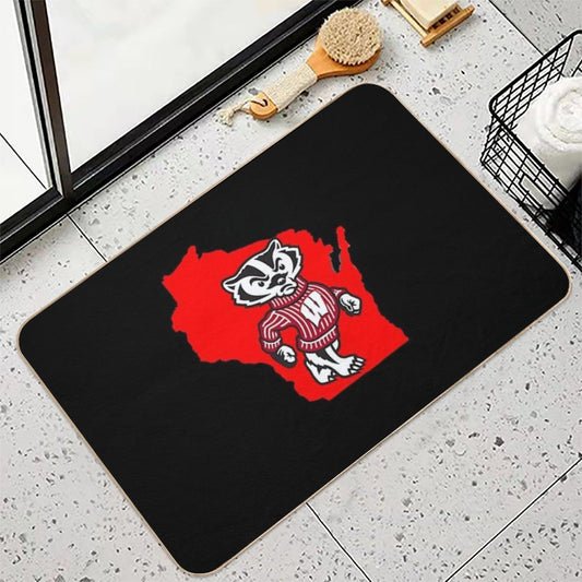 On Wisconsin! UW Madison Badger Bath Mat