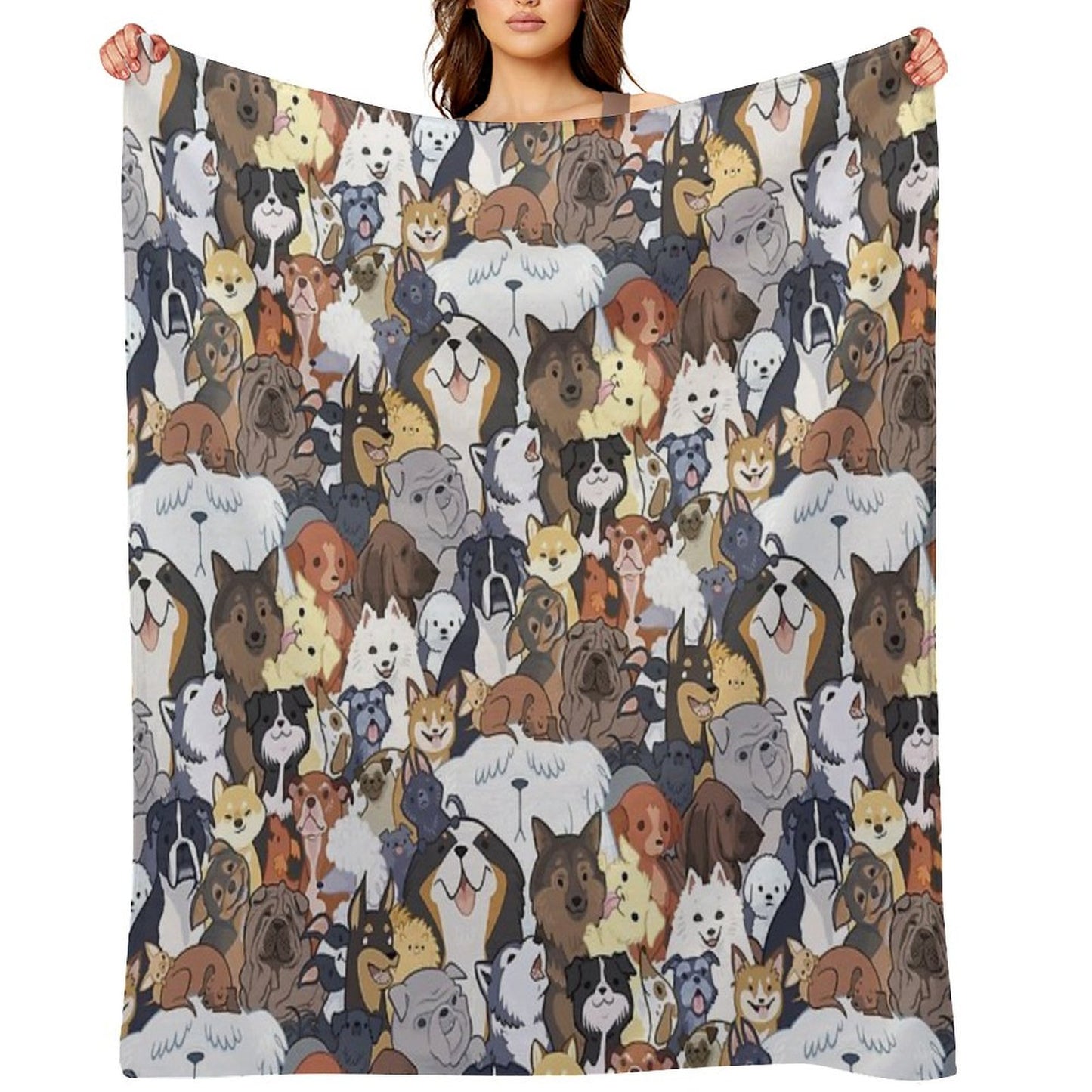 Pupper Party Throw Blanket
