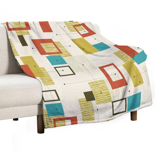 Mid Century Modern 1 Throw Blanket