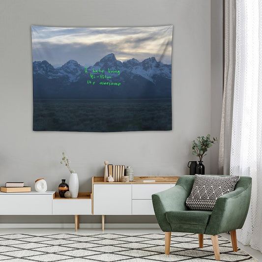 Knaye Rapper - Ye I Hate Being Bi-Polar Its Awesome Tapestry