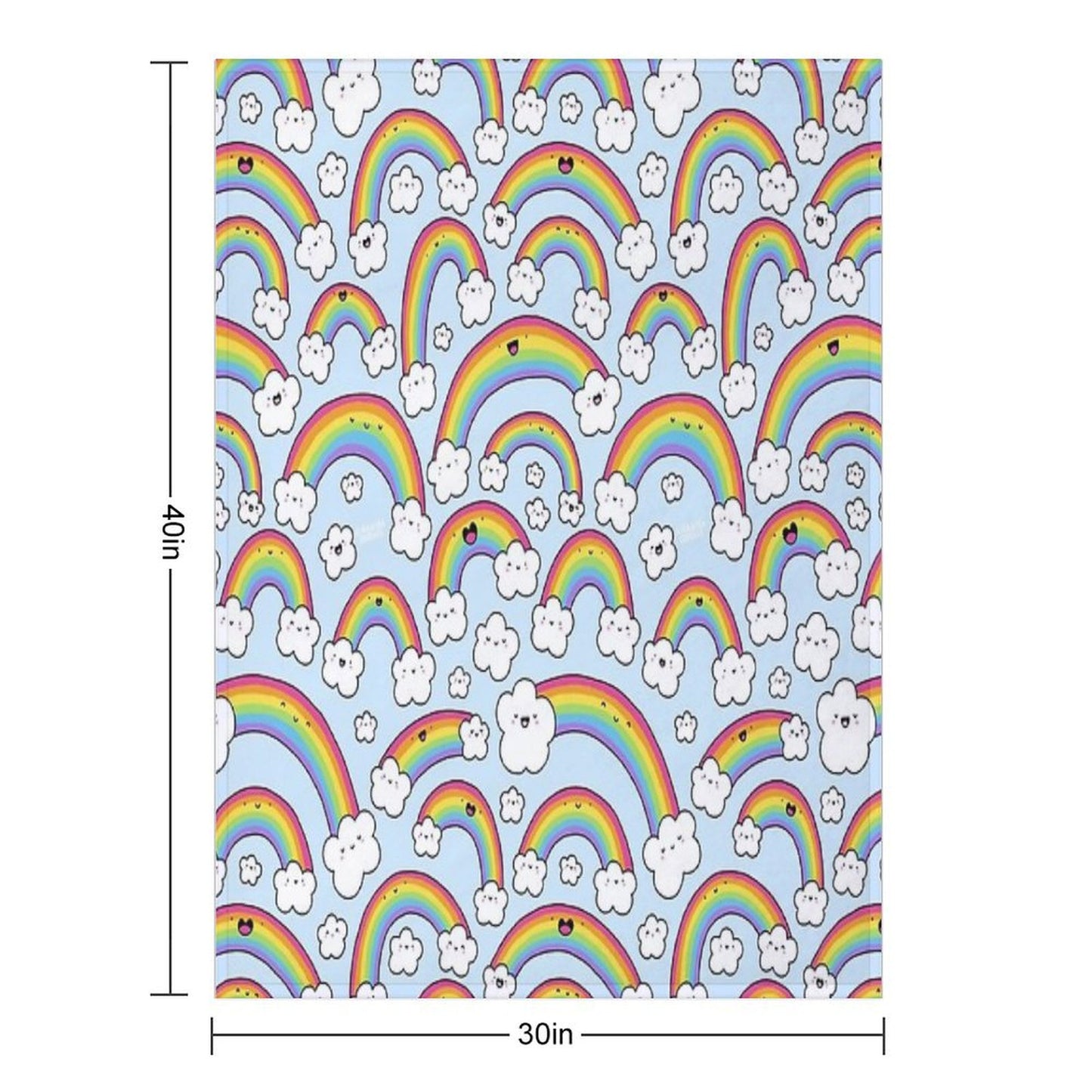 Rainbows Everywhere! Throw Blanket