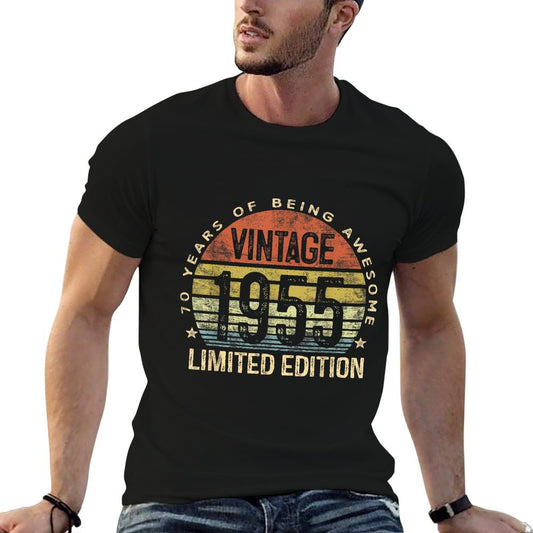 Vintage 1955 Limited Edition 70-Year-Old Gifts 70th Birthday T-Shirt