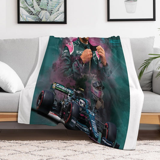 Sebastian Vettel Throw Blanket