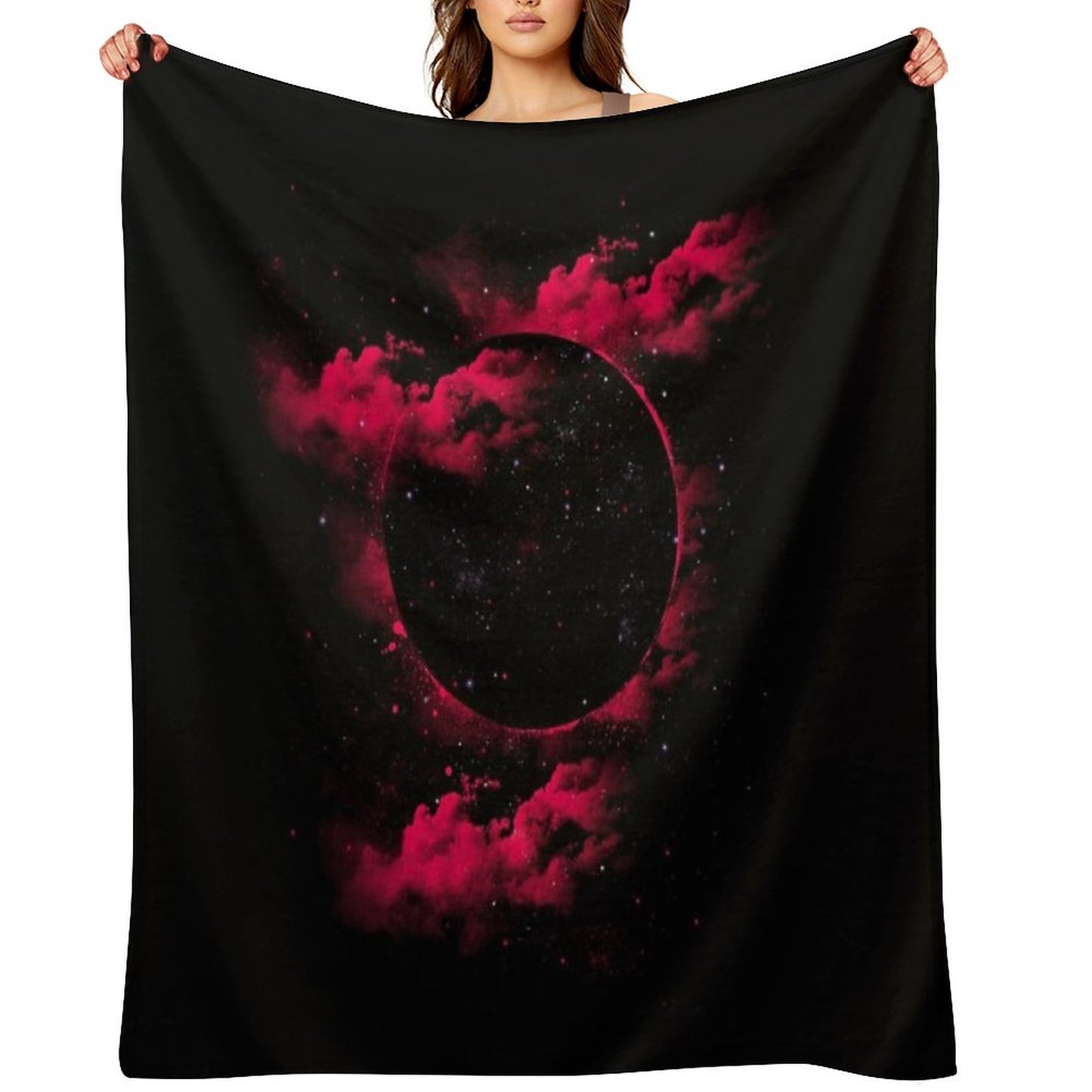 Black Hole Throw Blanket