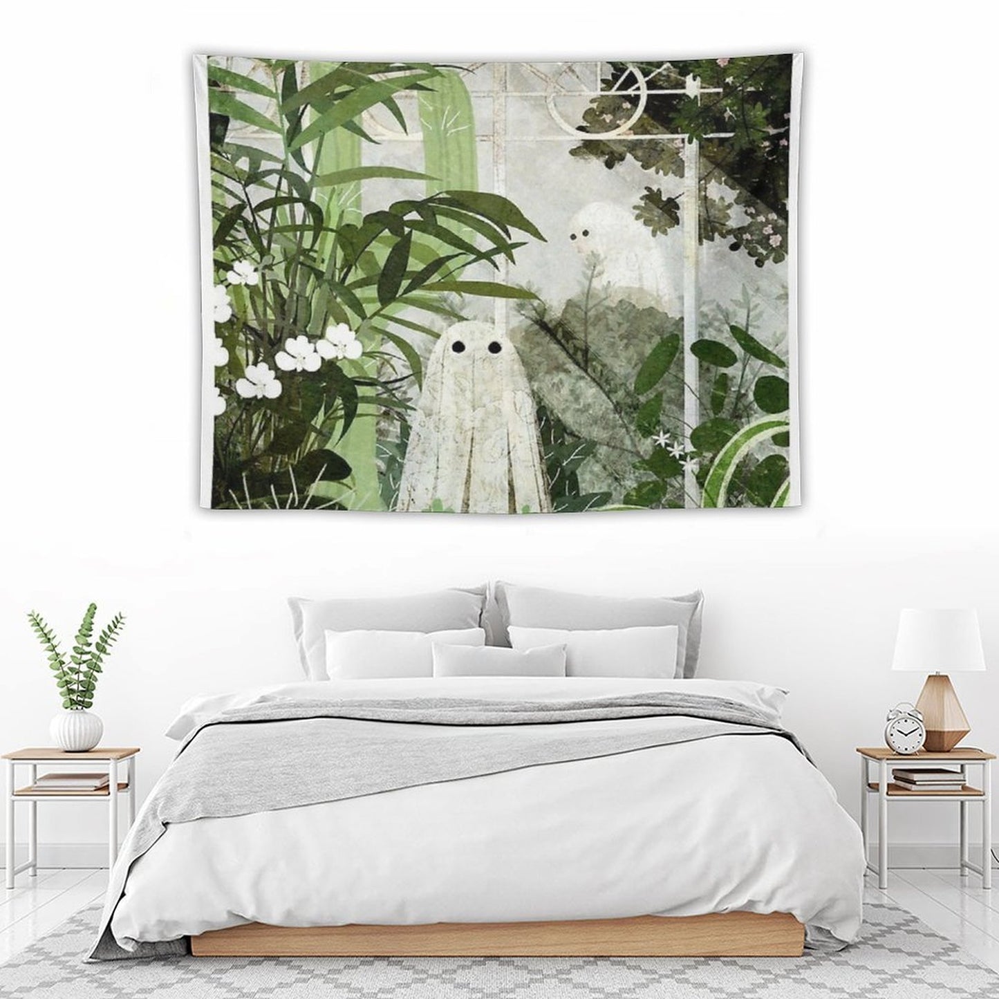 There's A Ghost in The Greenhouse Again Tapestry