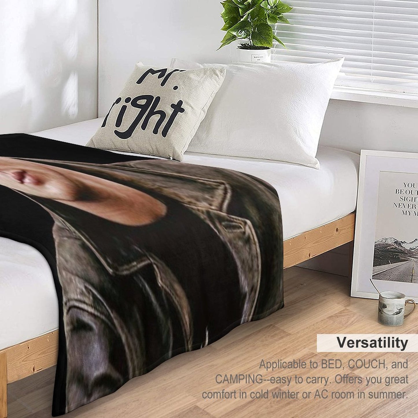 Dean Winchester Supernatural Throw Blanket