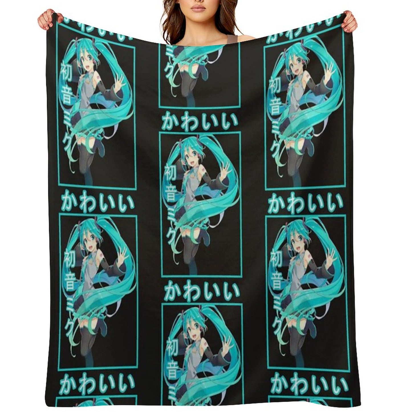 Hatsune Miku Classic Throw Blanket