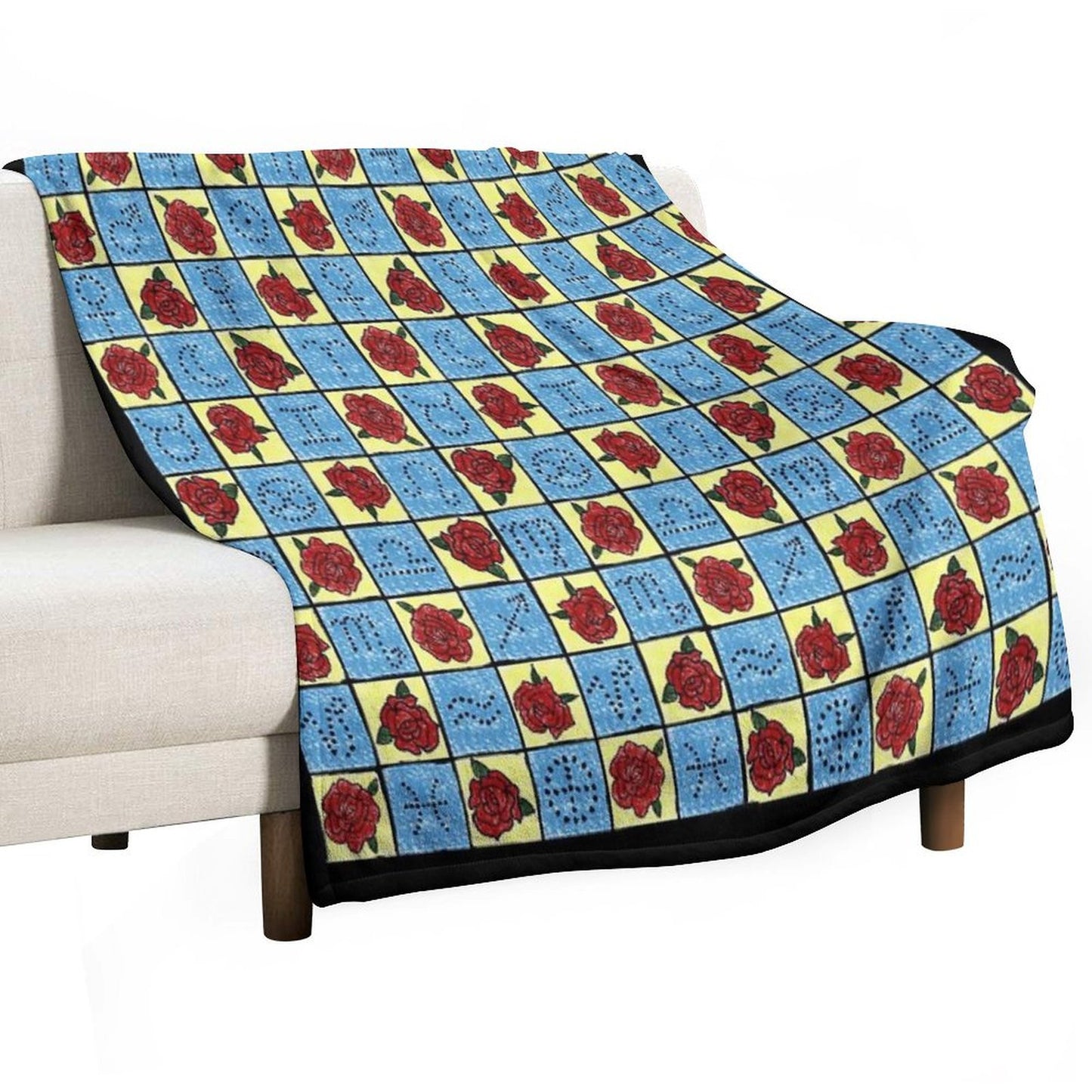 9 of Swords Tarot Blanket by Tarotista Throw Blanket