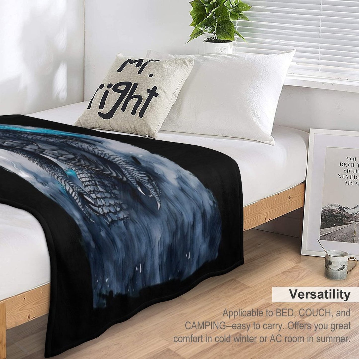 King of The Monsters Throw Blanket