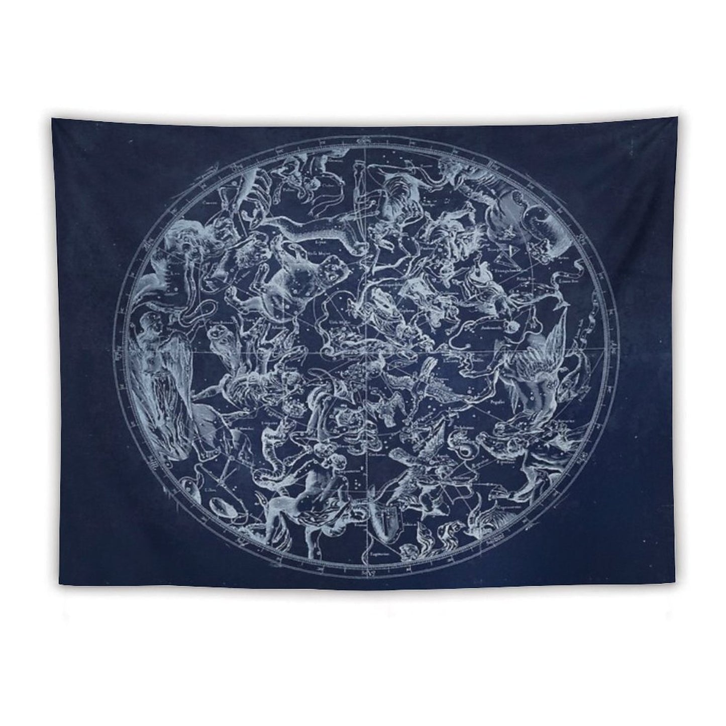 Vintage Constellations & Astrological Signs White Tapestry