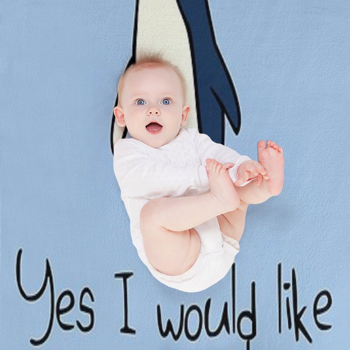 Yes I Would Like To Science Please Penguin Throw Blanket