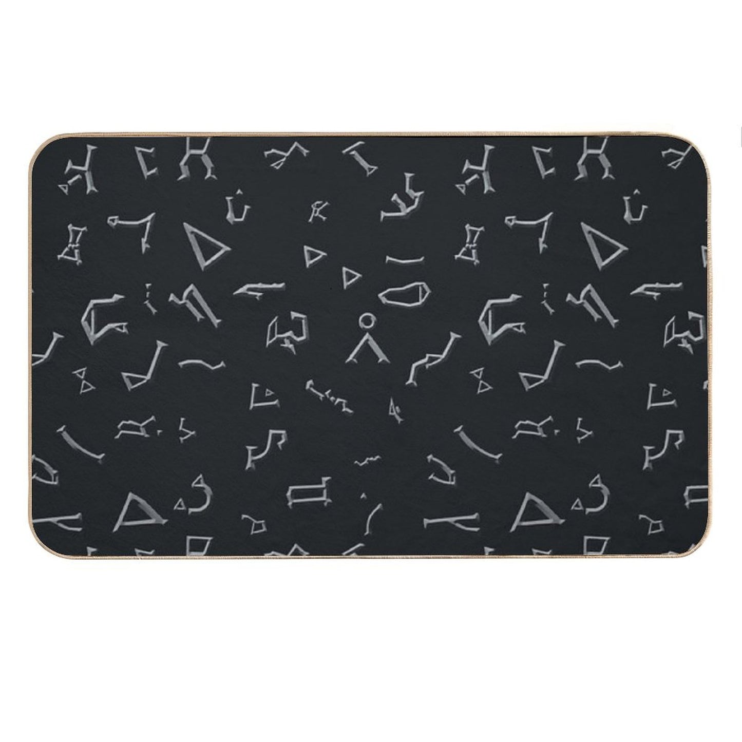 Glyphs Bath Mat