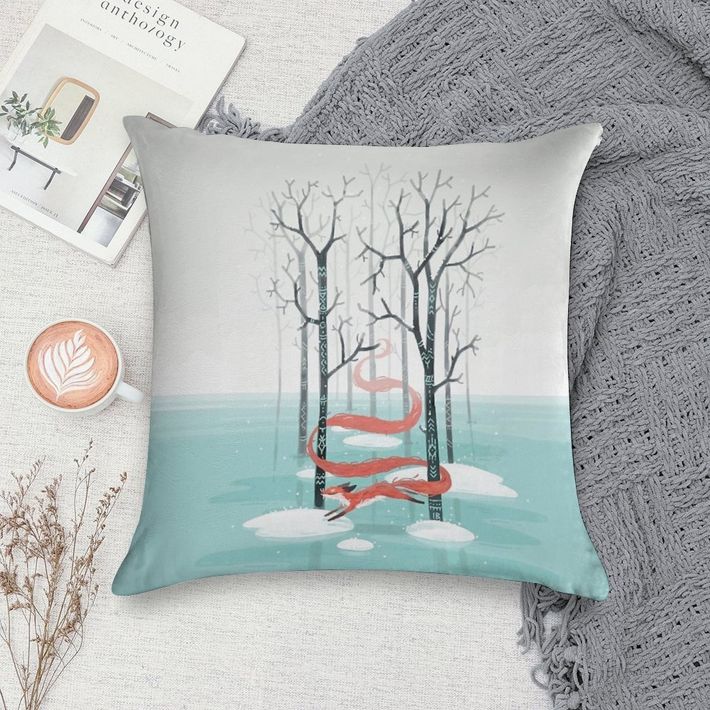 Forest Spirit Soft Washable Throw Pillow