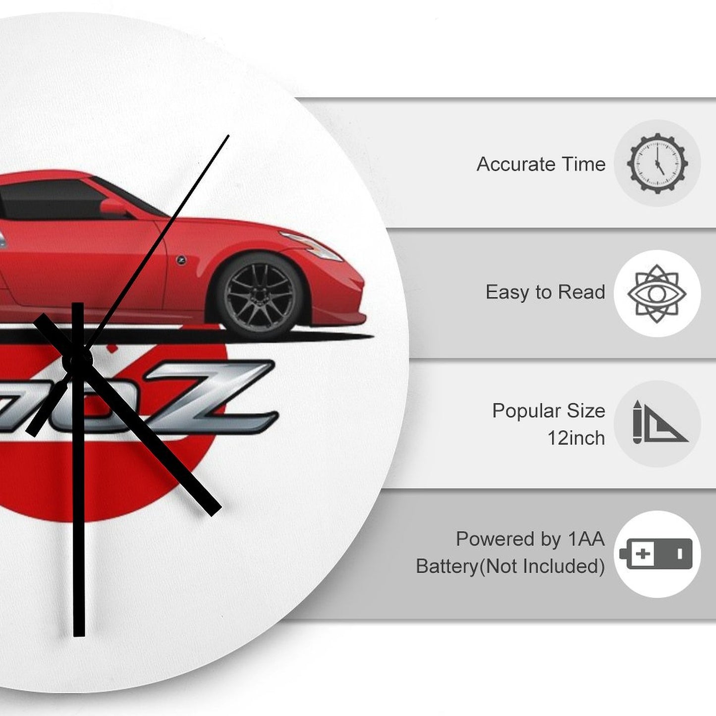 370Z Z34 Wall Clock